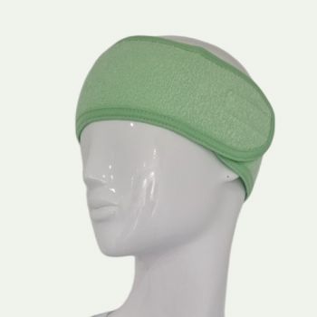 Basic Bandeau Badstof 1st - Kleur: Groen