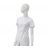 Tuniek Demi: Wit met diamant rits